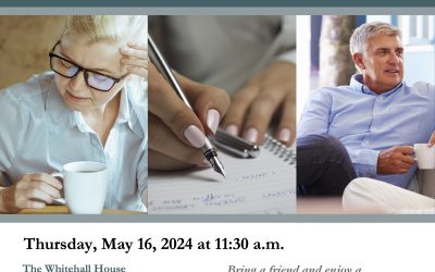 Pre-Planning Lunch and Learn on May 16 at 11:30 a.m.