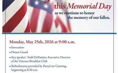 Join Us This Memorial Day