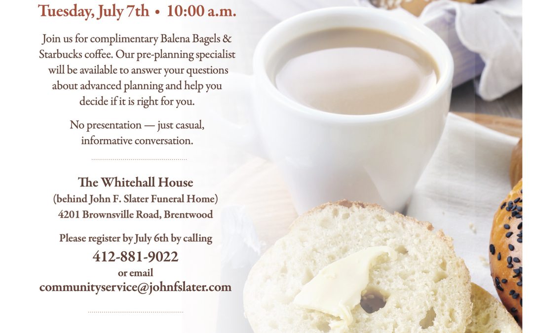 Bagels & Pre-Planning