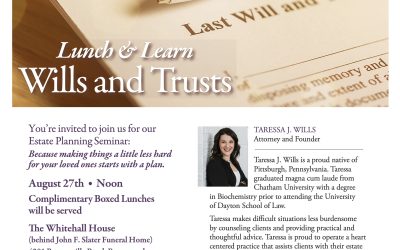 Lunch & Learn: Will and Trusts
